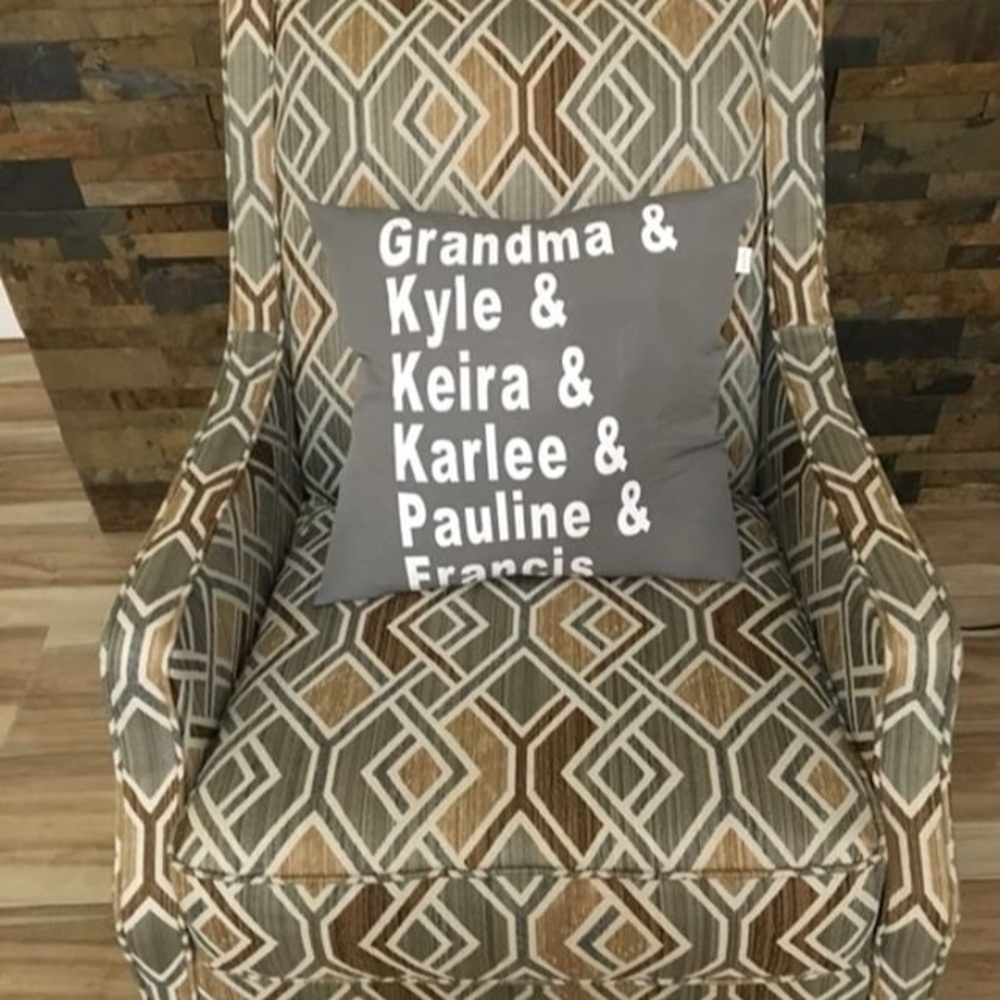 Custom Made Family PillowCase Only 18x18